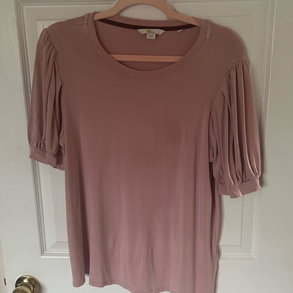 Boden Dusty Pink Short Sleeve Blouse - Picture 1 of 4